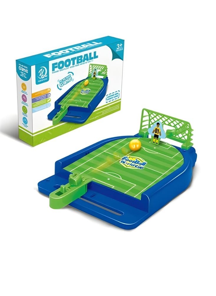 بريميم لعبة كرة قدم مصغرة للأطفال - مجموعة لعب كرة قدم يدوية مع مرمى وكرة، لعبة رياضية داخلية لردود فعل سريعة ولعب ممتع - Image 1